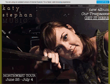 Tablet Screenshot of katystephan.com